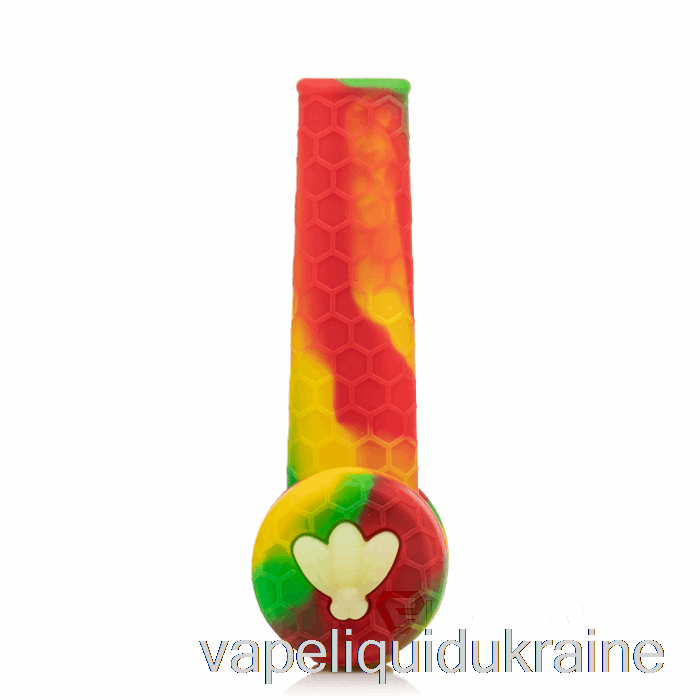 Vape Liquid Ukraine Stratus Trio Silicone Pipe Rasta (Green / Red / Yellow)